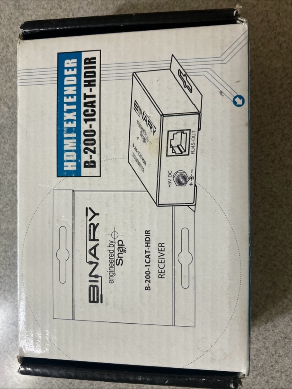 Binary HDMI Extender B-200-1CAT-HDIR